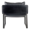 Connor - Leather Club Chair - Black - Moe's Home Collection - Club Chairs - Elite Enclave Home