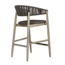 Dermott - Outdoor Counter Stool - Brown / Dark Gray
