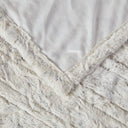 Zuri - Oversized Faux Fur Heated Throw - Snow Leopard - Beautyrest - Heated Throws - Elite Enclave Home