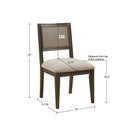 Kelly - Armless Dining Chair (Set of 2) - Brown - INK+IVY - Chair Sets - Elite Enclave Home