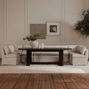Fable - Slipcover Dining Banquette U - Shape Sectional - Beige - Moe's Home Collection - Stationary Sectionals - Elite Enclave Home