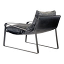 Connor - Leather Club Chair - Black - Moe's Home Collection - Club Chairs - Elite Enclave Home