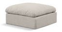 Indulge - Linen Ottoman