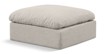 Indulge - Linen Ottoman