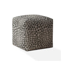 Abstract Pouf Cover - Beige
