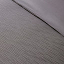 Hanae - Blend Yarn Dyed 3 Piece Duvet Cover Set - Gray