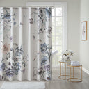 Cassandra - Printed Shower Curtain - Blue - Madison Park - Shower Curtains - Elite Enclave Home