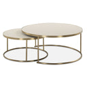 Aragon - Nesting Coffee Tables (Set of 2) - White - Uttermost - Nesting Tables - Elite Enclave Home