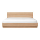 Round Off - Queen Bed - Natural Oak - Moe's Home Collection - Slat Beds - Elite Enclave Home