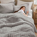 Duke - King Comforter Mini Set - Gray