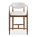 Moxie - Counter Stool - Walnut / White