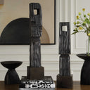 Cipher - Wood Totems (Set of 2) - Black