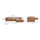 Form - Lounge Modular Sectional - Sonoran Tan - Moe's Home Collection - Stationary Sectionals - Elite Enclave Home