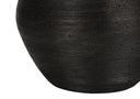 Concrete Round Table Lamp With Ivory Drum Shade - Black And Gold - HomeRoots - Table Lamps - Elite Enclave Home