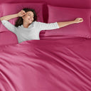 Microfiber - King All Season Wrinkle Free Sheet Set - Pink