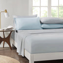 Alexis - King Comforter Set With Bed Sheets - Blue