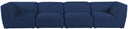 Miramar - 4 Seat Modular Sofa - Meridian Furniture - Stationary Sectionals - Elite Enclave Home