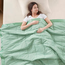 Windom - King All Season Hypoallergenic Blanket With 3M Scotchgard - Seafoam