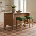 Anna - Counter Stool - Green / Light Brown - Moe's Home Collection - Counter Height (24" - 27") - Elite Enclave Home