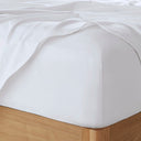 Cotton 144TC - Full Solid Sheet Set - White - 510 Design - Bedding Sets - Elite Enclave Home