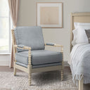 Donohue - Accent Arm Chair - Light Blue / Antique Cream - Madison Park - Arm Chairs - Elite Enclave Home
