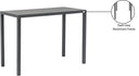 Maldives - Patio Rectangle Bar Table - Meridian Furniture - Bar Tables- Elite Enclave Home