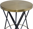 Mercury - Iron Bar Stool - Meridian Furniture - Bar Height (28" - 30") - Elite Enclave Home
