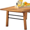 48" Solid Wood Outdoor Coffee Table - Natural