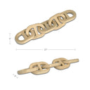Toro - Decorative Wooden Chain - Natural - Moe's Home Collection - Table Accents - Elite Enclave Home