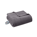 Electric Micro Fleece - King Heated Blanket - Gray