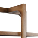 Gordon - Solid Wood Bookcase - Natural - Classic Home - Etageres - Elite Enclave Home