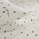 Cotton Flannel - Twin Sheet Set - Black Pine Trees