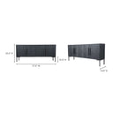 Fishbone - Sideboard - Black - Moe's Home Collection - Sideboards - Elite Enclave Home