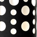 Metal Novelty Drum Shade - Black And White