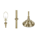Athena - 59" Floor Lamp - Antique Brass - Hampton Hill - Floor Lamps - Elite Enclave Home