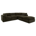 Cates - Dream Modular Sectional - Dark Green - Moe's Home Collection - Stationary Sectionals - Elite Enclave Home