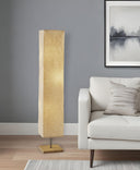 Wildside Paper Shade Floor Lamp With Wood Base - Natural - HomeRoots - Floor Lamps - Elite Enclave Home