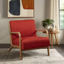 Novak - Mid - Century Modern Accent Armchair (Set of 2) - Spice - INK+IVY - Chair Sets - Elite Enclave Home