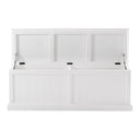 Solid Wood Chest - White