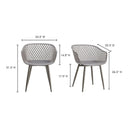 Piazza - Outdoor Chair (Set of 2) - Gray - Moe's Home Collection - Chair Sets - Elite Enclave Home
