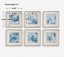 Fresh Start - Abstract Prints (Set of 6) - Uttermost - Framed Print Sets - Elite Enclave Home