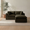 Cates - Nook Modular Sectional - Dark Green - Moe's Home Collection - Stationary Sectionals - Elite Enclave Home