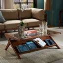 Rocket - Coffee Table - Pecan - Solid wood - INK+IVY - Coffee Tables- Elite Enclave Home