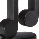 Music Notes - Metal Figurines (Set of 3) - Black