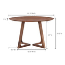 Godenza - Dining Table - Natural - Moe's Home Collection - Dining Tables - Elite Enclave Home