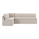 Fable - 3 Piece Slipcover Dining Banquette L - Shape - Beige - Moe's Home Collection - Stationary Sectionals - Elite Enclave Home