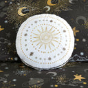 Celia - Starry Sky Metallic Comforter Set With Throw Pillow - Charcoal / Gold