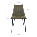 Alibi - Dining Chair (Set of 2) - Dark Green - Moe's Home Collection - Chair Sets - Elite Enclave Home