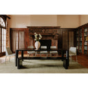 Post - Large Oak Dining Bench - Black - Moe's Home Collection - Dining Benches - Elite Enclave Home