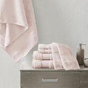 Turkish - 6 Piece Bath Towel Set - Blush - Madison Park Signature - Towel Sets - Elite Enclave Home
